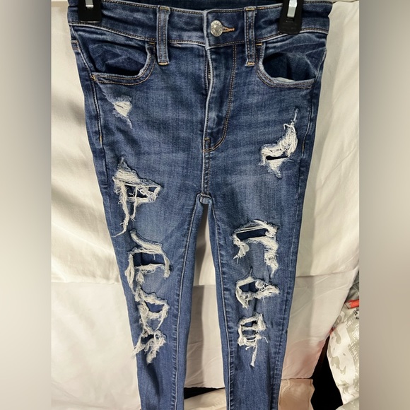 American Eagle Outfitters Denim - American Eagle next level stretch super hi rise jegging size 000
